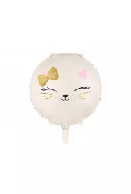 PartyDeco Balon foliowy Kot 45cm