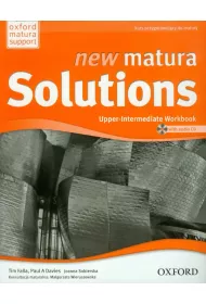 Matura Solutions New Upper-Inter Workbook PL + CD