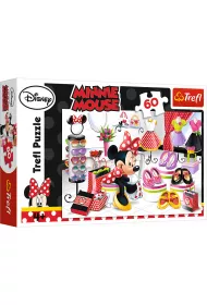Puzzle 60 el. Zakupowe szle�stwa Minnie Trefl