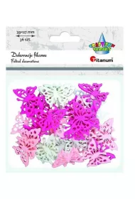 Titanum Filcowe motyle a�urowe 36 szt.