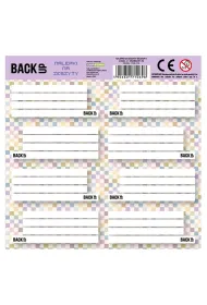 Nalepki na zeszyty Backup 8 a 01 DERFORM 25 szt.