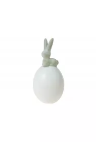 Adar Figurka ceramiczna jajko z zaj�cem MIX
