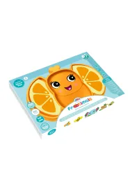KIDS EUROSWAN Talerzyk silikonowy Frootimals orangiefly anty-po�lizgowy