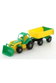 Osi�ek traktor z przyczep� Nr1 i �y�k� 44556 Polesie