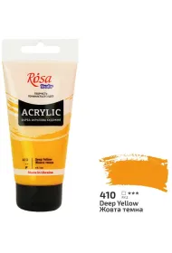 Rosa Farba akrylowa dark yellow 410 75ml