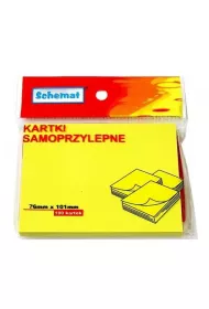 Schemat Karteczki samoprzylepne 76x101mm 100 szt.