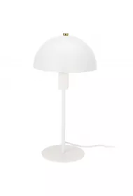 H&S Decoration Lampa metalowa w ksztacie grzybka biaa 36 cm