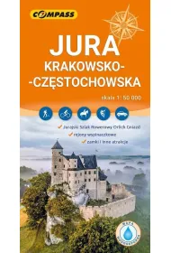 Mapa tur. - Jura Krakowsko-Cz�stochowska lam.
