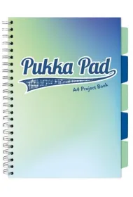 Pukka Pad Project Book A4 Seafoam Morski kratka, 80g 100 kartek