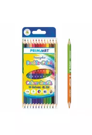 Prima Art Kredki o��wkowe dwustronne 24 kolor�w