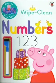 Wipe-Clean First Numbers. Peppa Pig wer. angielska