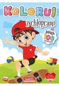 Z ch�opcami. Koloruj