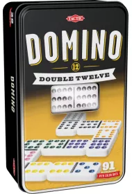 Domino dwunastkowe w puszce z oknem Tactic