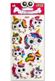 Penmate Naklejki puffy Unicorns Eyes