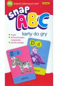 Karty do gry A,B,C SNAP * Adamigo