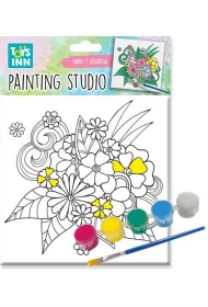 Zestaw do malowania Canvas Flowers Stnux