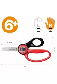 Fiskars Noyczki dziecice 13cm magic morph ninja