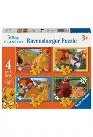 Puzzle 4w1 - Kr�l Lew (12+16+20+24 el.) Ravensburger