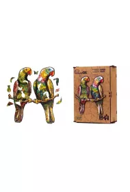 Puzzle drewniane eko 82 Papuki faliste A4 PuzzleOK