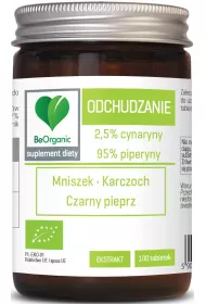 Be Organic Tabletki Odchudzanie (401 mg) - suplement diety 100 tab. Bio