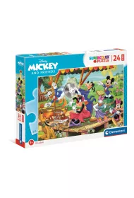 Puzzle maxi 24 el. Supercolor. Mickey&Przyjaciele Clementoni