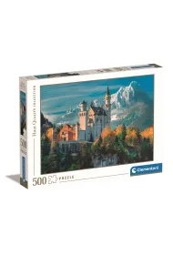 Puzzle 500 el. HQ Neuschwanstein Castle Clementoni