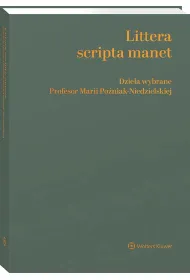 Littera scripta manet Dzie�a wybrane Profesor Marii Po�niak-Niedzielskiej