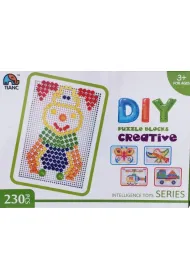 Cabo-Toys Kolorowa Uk�adanka Pinezki Mozaika Kreatywna 230el