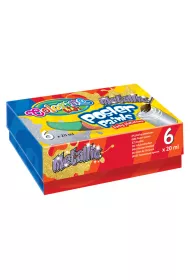 Patio Farby plakatowe Metallic Colorino Kids 6 kolor�w