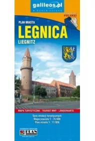 Legnica. Plan miasta w skali 1:11 000