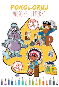 Pokoloruj weso�e literki