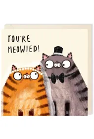 Karnet kwadrat 170 �lub Koty You're MEOWIED!