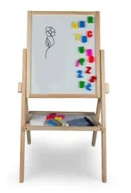 Tablica stoj�ca obrotowa magnetyczno-kredowa akcesoria 82 cm