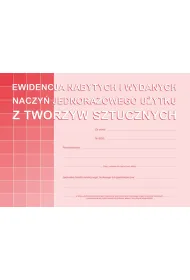 Michalczyk i Prokop Ewidencja nabytych i wydanych naczy� jednorazowego u�ytku z tworzyw sztucznych