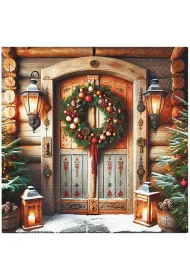 Paw Serwetka Lunch Decor Doorway to Christmas 33x33 20szt./op.