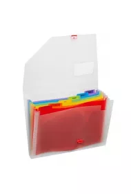 Snopake Teczka A4 Rainbow 6 przek�adek