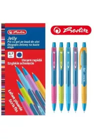 Herlitz D�ugopis �elowy Jelly A12 niebieski 0.7mm