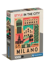 Puzzle 1000 el. Compact Milano Clementoni