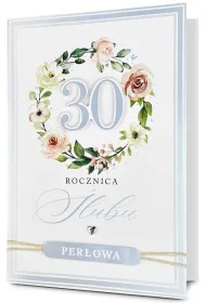 Karnet okazjonalny B6 z kopert� 30 Rocznica �lubu PAN DRAGON HM200-3405