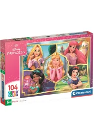Puzzle 104 el. SuperColor. Princess Clementoni