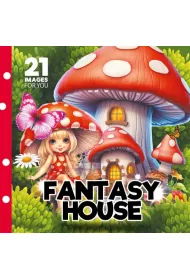 Kolorowanka 160x160 Fantasy house Bajkowe domki