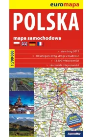 Polska mapa samochodowa