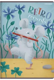 Top-2000 Zeszyt A5 Bookworm/Retro dwie linie 32 kartki