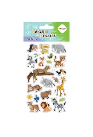 Happy Color Naklejki 3D PUFFY-Wildlife 10x20cm