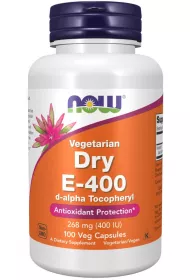 Now Foods Witamina E-400 Dry Suplement diety 100 kaps.