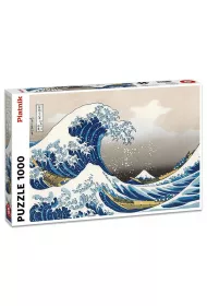 Puzzle 1000 el. Wielka Fala, Hokusai Piatnik