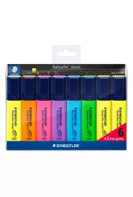 Staedtler Zakre�lacz Textsurfer classic 6+2 kolory w etui 6 kolor�w