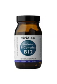 Viridian Kompleks witamin B High Twelve - suplement diety 90 kaps.