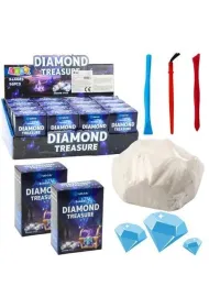 Zestaw kreatywny wykopaliska diamentw Leantoys