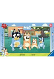 Puzzle 15 Bluey & Family Frame Ravensburger